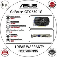 Card đồ họa ASUS GTX 650 1GB đã qua sử dụng 128Bit GDDR5 cho nVIDIA Geforce GTX650 Hdmi Dvi VGA Cards On