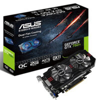 Card đồ họa Asus  GTX 750TI OC 2GB DDR5 128Bit - Max seting LMHT FFO4 Genshin Impact