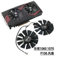 Card đồ họa ASUS GTX1060 1070 RX570 Snow Leopard P106 Quạt kép FDC10U12S9-C