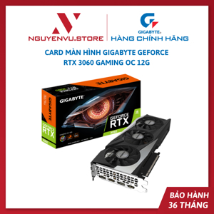 Card đồ họa Gigabyte GeForce RTX 3060 GAMING OC 12G (GV-N3060GAMING OC-12GD)