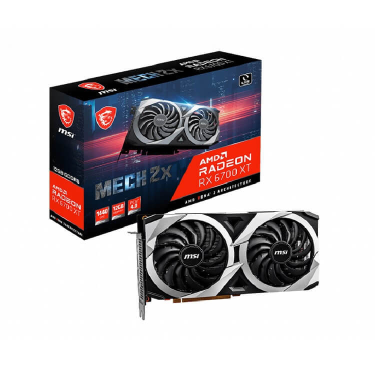 Card  đồ họa MSI Radeon RX 6700 XT MECH 2X 12G