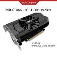 Card đồ hoạ Palit GTX 660 2GB DDR5 - Hiệu năng hơn 750TI 16% - Max setting LMHT, FFO4, Genshin, Au