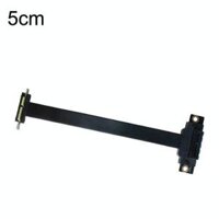 Card đồ họa PCI-E 3.0 1X 90 độ / Cáp mở rộng card mạng không dây, Chiều dài cáp: 5cm