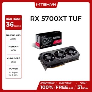 Card đồ họa - VGA Card Asus AMD Radeon RX 5700XT 8GB