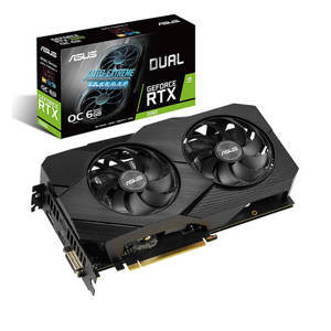 Card đồ họa - VGA Card ASUS DUAL GEFORCE RTX 2060 OC EDITION EVO 6GB GDDR6