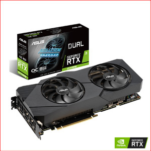 Card đồ họa - VGA Card Asus Dual GeForce RTX 2070 OC edition 8GB GDDR6