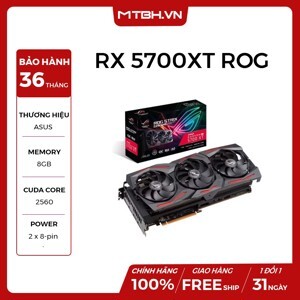 Card đồ họa - VGA Card Asus Rog Strix Radeon RX 5700 XT OC edition 8GB GDDR6