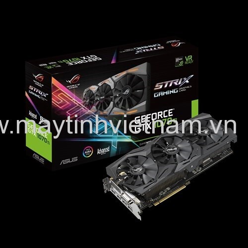 Card đồ họa - VGA Card Asus Rog Strix Geforce GTX 1070 Ti A8G