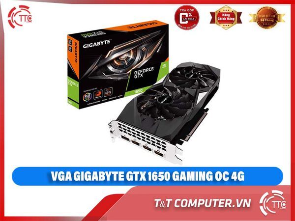 Card đồ họa - VGA Card Gigabyte Geforce N1650Gaming OC 4GD