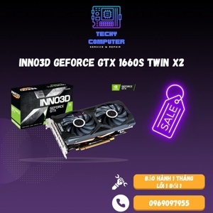 Card đồ họa - VGA Card Inno3D GeForce GTX 1660 Ti Twin X2