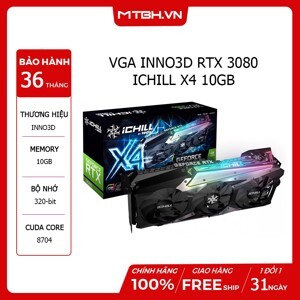 Card đồ họa - VGA Card Inno3D RTX 3080 ICHILL X4