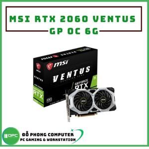Card đồ họa - VGA Card MSI GeForce RTX 2060 Ventus GP OC