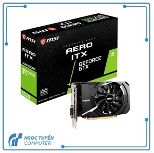 Card đồ họa - VGA Card MSI GTX 1650 D6 Aero ITX 4G OCV1
