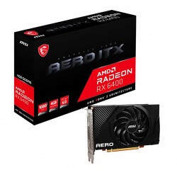 Card đồ họa - VGA Card MSI Radeon RX 6400 Aero ITX 4G 1 Fan