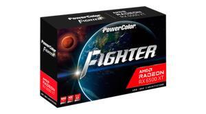Card đồ họa - VGA Card Powercolor Fighter RX 6500 XT 4G GDDR6