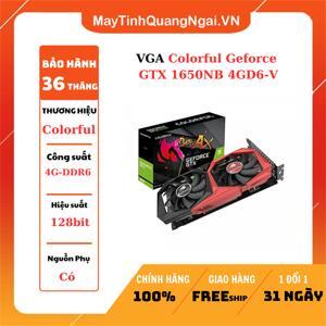 Card đồ họa - VGA Colorful GeForce GTX 1650 NB 4GD6-V