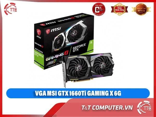 Card đồ họa - VGA MSI GeForce GTX 1660 Ti Gaming X 6G