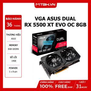 Card đồ họa - VGA Radeon RX5500XT 8G GDDR6 Asus Dual EVO OC (DUAL-RX5500XT-O8G-EVO)