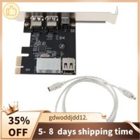 Card Firewire 3 cổng PCI E 1X 1394 cao cấp DV HD Video Capture Card với 1394A 6 chân đến 4 chân Giao diện IEEE1394A cho máy tính để bàn