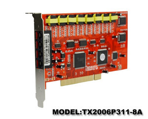 Card ghi âm 8 cổng Tansonic TX2006P311-8A