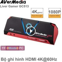 Card ghi hình AverMedia GC513 HDMI 2.0 4K-60Hz to USB Avermedia LIVE GAMER PORTABLE 2 PLUS