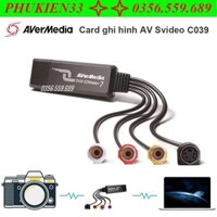 Card Ghi Hình USB 2.0 Avermedia C039, Thiết Bị Ghi Hình Dựng Phim Avermedia C039