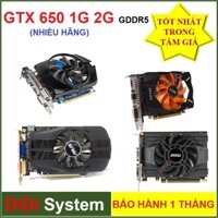 CARD GTX 650 1G/ 2G GDDR5 [ QUA SỬ DỤNG ]