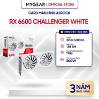 Card Màn Hình - Asrock AMD Radeon™ RX 6600 Challenger D Black / White 8GB - Chính hãng bảo hành 3 năm