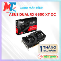 Card Màn Hình ASUS DUAL Radeon RX 6600 XT OC Edition 8GB – Sức mạnh đồ họa tối ưu cho game thủ 1080p