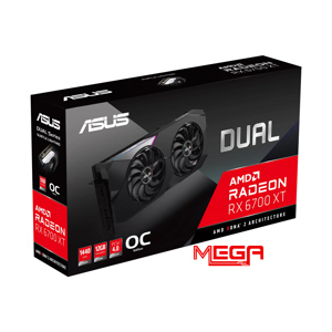 Card màn hình Asus DUAL RX 6700 XT-O12G