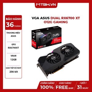 Card màn hình Asus DUAL RX 6700 XT-O12G
