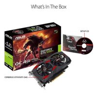 Card màn hình ASUS GeForce GTX 1050Ti 4GB GDDR5 Cerberus OC