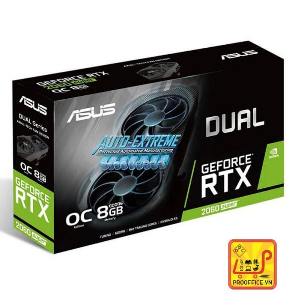 Card màn hình Asus ROG Strix GeForce RTX 2060 Super EVO OC Edition 8GB GDDR6