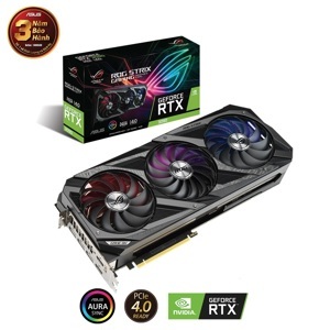 Card màn hình Asus ROG-STRIX-RTX3090-24G-GAMING (24GB GDD6X, 384-bit, HDMI +DP, 3x8-pin)