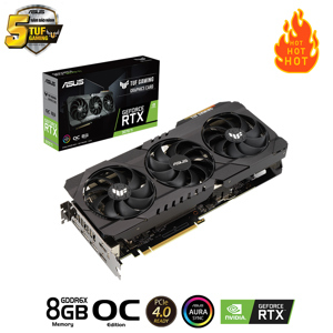 Card màn hình Asus TUF GAMING GeForce RTX 3070 Ti OC Edition 8GB GDDR6X