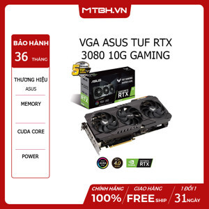 Card màn hình Asus TUF-RTX3080-10G-Gaming (10GB/ GDDR6X/ 320 Bits)