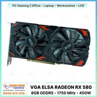 Card màn hình ELSA Radeon RX 580 Dual (8GB - GDDR5 - 1750 MHz - 450W)