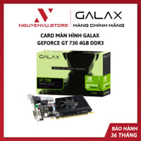 Card Màn Hình Galax GeForce GT 730 4GB DDR3 128-bit HDMI/DVI/VGA ( 73GQF8HX00HD ) - Hàng Chính Hãng