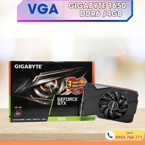 Card màn hình Gigabyte GeForce GTX 1650 D6 4GB GDDR6 128-bit (GV-N1656D6-4GD)