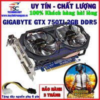 Card Màn Hình Gigabyte GTX 750 Ti 2G DDR5 2 FAN GTX 750Ti Chơi PUBG Dota Gta 5