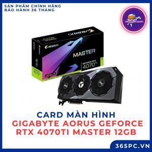 Card màn hình Gigabyte RTX 4070 Ti Aorus Master 12GB