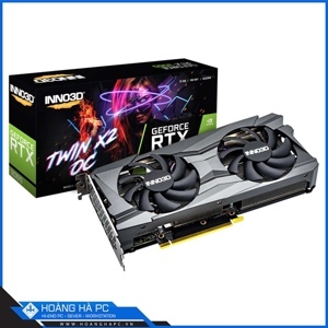 Card màn hình Inno3D RTX 3060 TWIN X2 OC 12GB (12GB GDDR6, 192-bit, HDMI +DP, 1×8-pin)