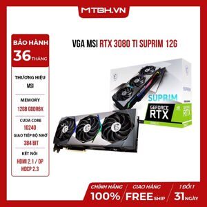 Card Màn Hình MSI GeForce RTX 3080 Ti SUPRIM X 12G