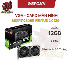 Card màn hình MSI GeForce RTX 3060 VENTUS 2X 12G