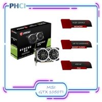 Card màn hình MSI GTX 1050 Ti 4GT OCV1 (4GB GDDR5, 128-bit, DVI+HDMI+DP) (Hàng mới chính hãng)