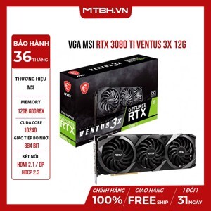 Card Màn Hình MSI RTX 3080 Ti VENTUS 3X 12G OC