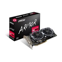Card màn hình MSI RX 580 ARMOR 8G OC (8GB GDDR5, 256-bit, DVI+HDMI+DP, 1×8-pin)