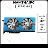 CARD MÀN HÌNH SAPPHIRE RX580 RADEON NITRO+ BẢN 8GB - 256 BIT - DDR5 XANH