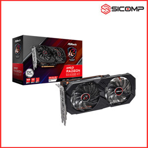 Card màn hình VGA Asrock RX 6500 XT Phantom Gaming D 4GB OC (RX6500XT PGD 4GO)