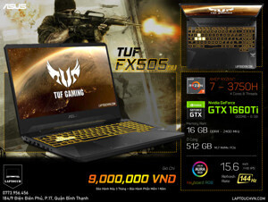 Card màn hình Vga Asus TUF-GTX1660TI-6G-GAMING